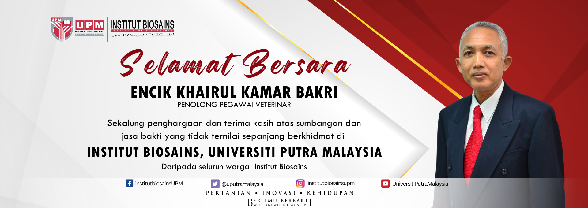 Selamat Bersara Encik Khairul Kamar Bakri