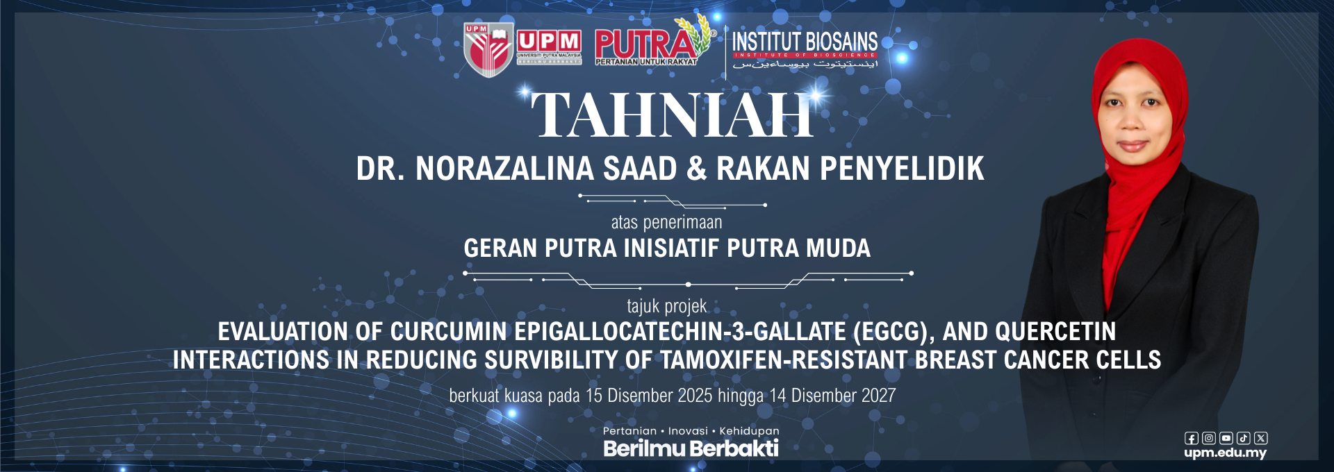 Geran GPIPM - Dr. Norazalina Saad